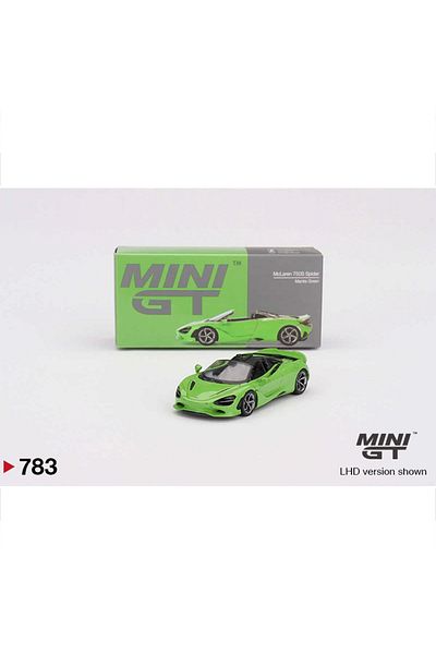 mini gt 1/64 ماكلارين 750s سبايدر مانتيس جرين Mgt00783