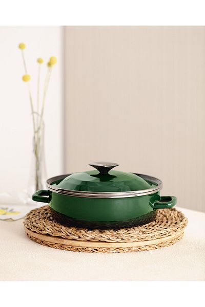 Madame Coco La Garde Short Pot - Green - 24 cm