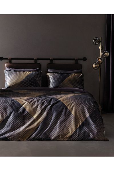Madame Coco Aleon King Size Printed - 300tc Satin Bedding Set