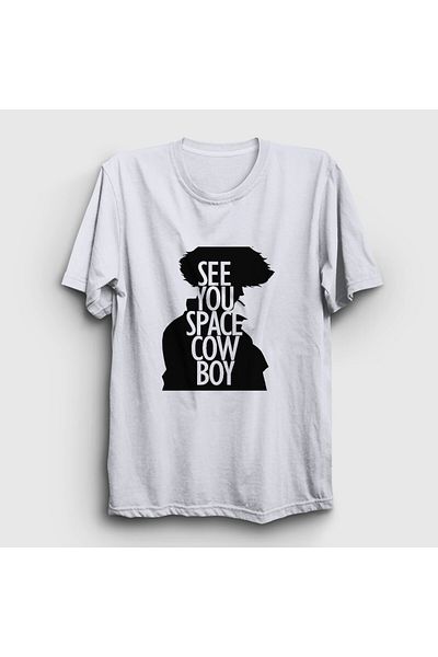 Presmono Λευκό See You Anime Cowboy Bebop Unisex T-Shirt - 493228 ττ