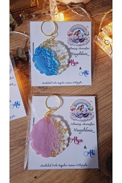 sevgiliatolyemm mutluluk getirmesi dileğiyle İKİZ TEMALI KARTLI ANAHTARLIK 5 ...
