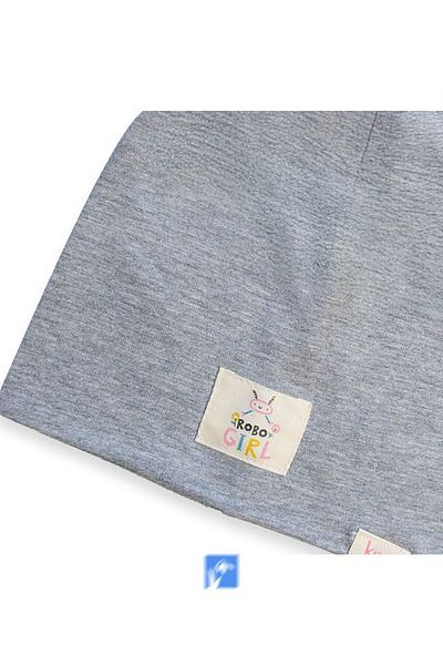 Kardelen Butik Denizli 100% Cotton Double Layer Girl's Combed Cotton Cap (1-4 Years)