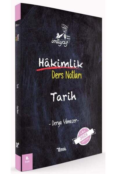 Temsil Kitap Temsil 2025 Baskı İMTİYAZ Hakimlik Tarih Ders Notları