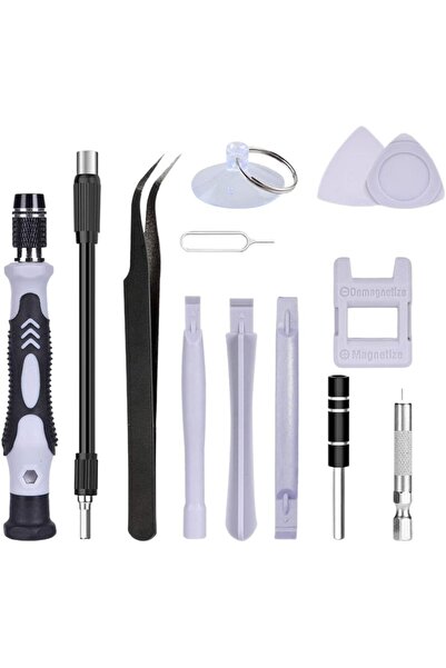 Busstier 115 Parça Manyetik Tornavida Seti – Profesyonel Onarım Kiti, Laptop, Telefon, Saat Tamiri İçin