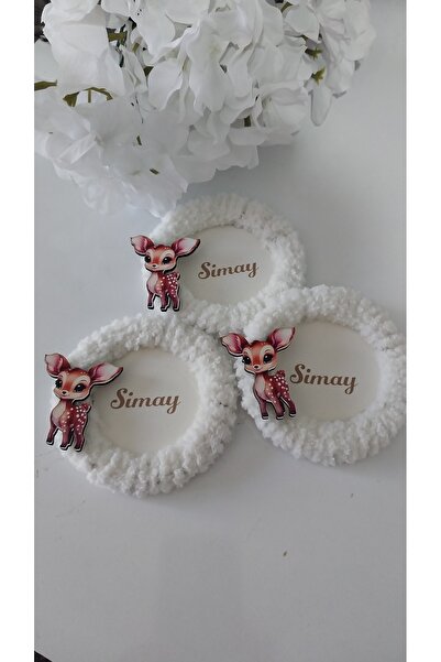 Nes Stylee Kız bebek ahşap figürlü geyikli bebek hediyelik 10 adet