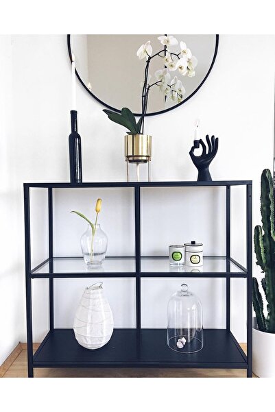 AVİBO HOME Monte Dresuar Kahve Köşesi Modern Konsol 80 cm