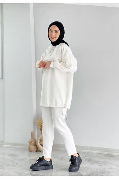 Tebrikler tekstil women hijab long blouse model
