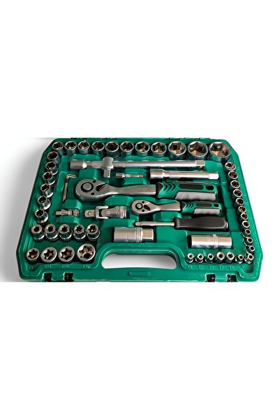 ekinler el aletleri Lokma Seti Cr-V 1/4'' ve 1/2'' Bits & Lokma Seti 108 Prç