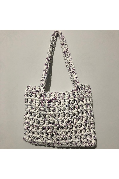 Selen Veronica Handmade Knitted Combed Cotton Bag 30*45 Special Design Bag