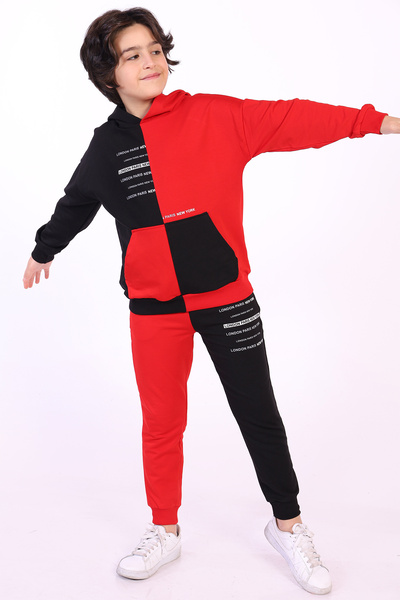 Toontoy Σετ αθλητικής φόρμας τσέπης καγκουρό για αγόρι