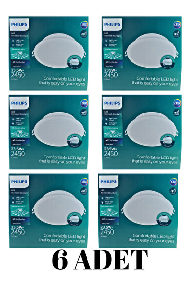Philips PHİLİPS  23.5W  2450 LUMEN   3000K  SARI IŞIK  ( 6 ADET  )