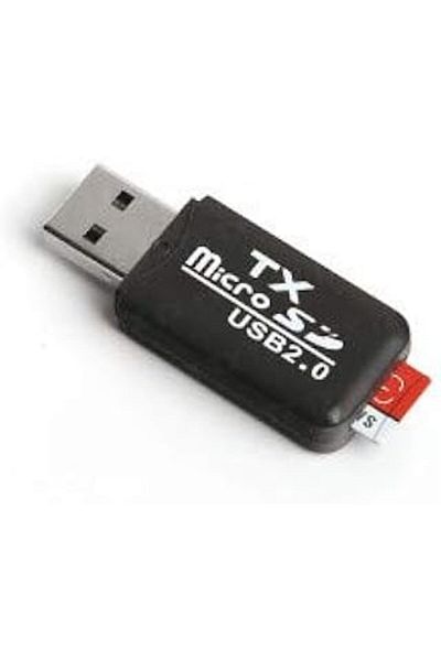 Mu Art Tx Usb2.0 Microsd External Card Reader - Black (Txacucr204)