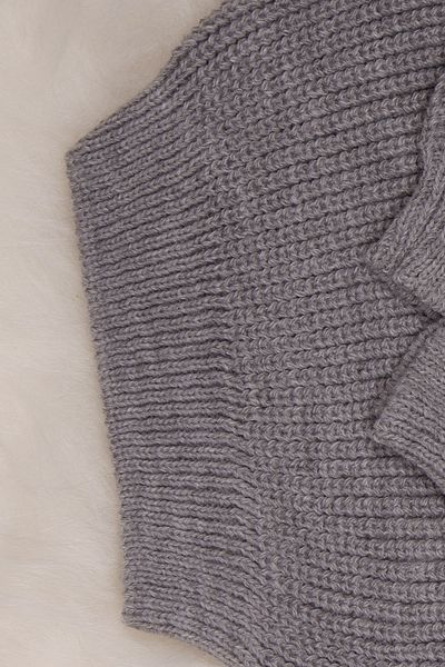 gogo bici Children-Baby Knitwear Holiday and Seasonal Sweater Pullover Light Gray