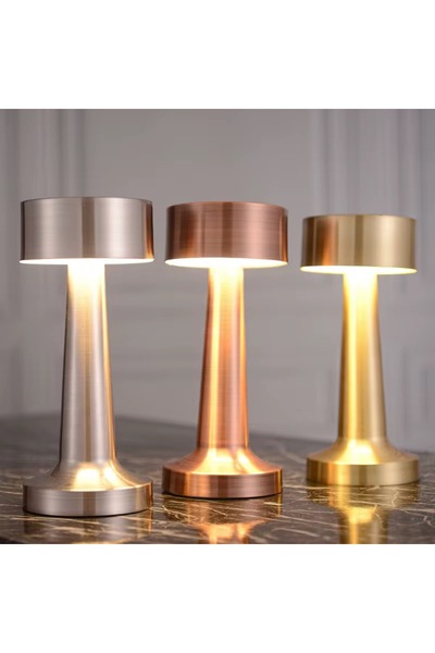 OLİVYA Şarjlı Dokunmatik Masa ve Gece Lambası- Dimmerli ve Enerji Tasarruflu ...