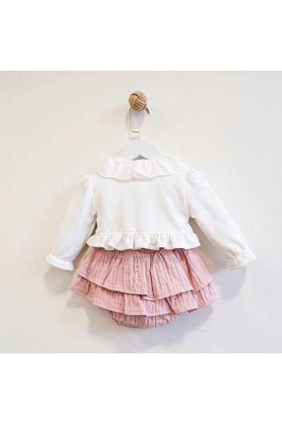ministok Gloria Cardigan Baby Girl 3 Piece Set