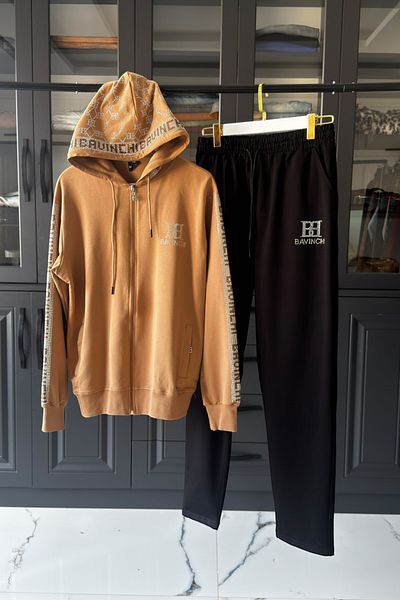 Posh Chic Large Size Tracksuit Set with Stone Detail - Meet Elegance and Comfort