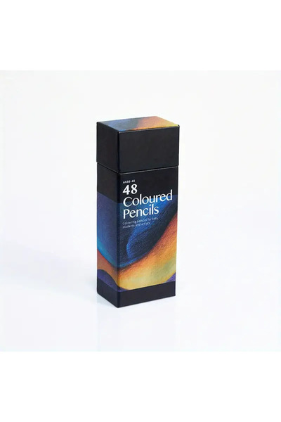 Art Tone Kuru Boya Kalem Seti 48'li Tüm Renkler - Eskiz Kalem ve Renkli Çizim Kalemleri Kutulu