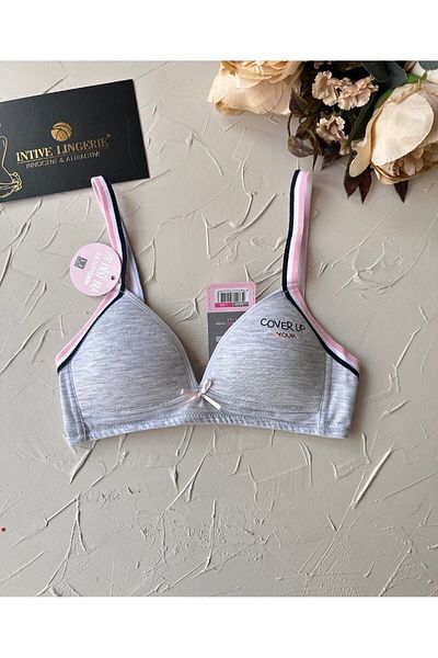 İntive Lingerie 95% bumbac cu bretele subțiri Rochie de lapte pentru fetiță, fără sârmă
