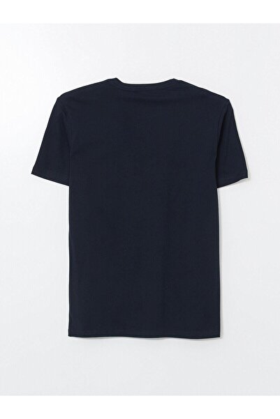 LC Waikiki Ανδρικό μπλουζάκι XSIDE Crew Neck με στάμπα χτενισμένο βαμβακερό