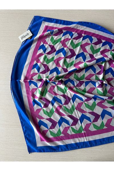 İpekal İpekal Exclusive Crow's Feet Patterned Cotton Shawl 70X180