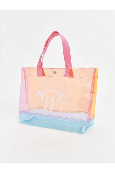 LC Waikiki Lcw Accessories Printed Girl's Beach Bag