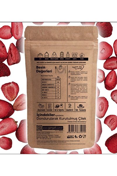 gargalı 5 عبوات من الفراولة المجففة الصحية - رقائق الفواكه المجففة من الشركة المصنعة