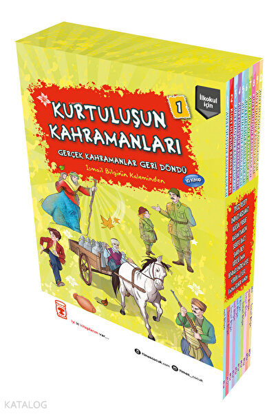 Timaş Çocuk Kurtuluşun Kahramanları 1 (10 Kitap, Set)