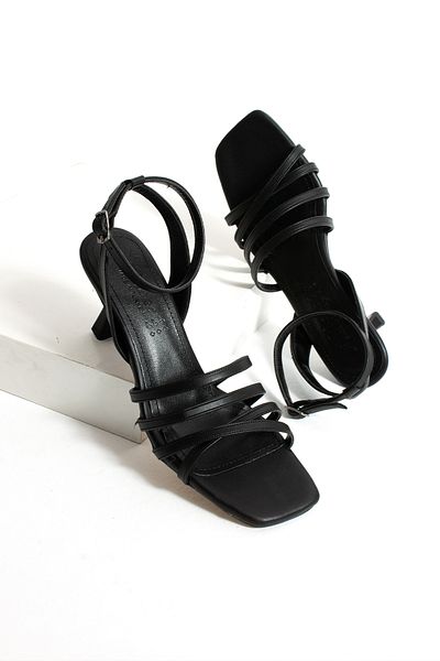 HVZ Exclusive Clau Black Pantofi cu toc pentru femei Promisiune de logodnă Pantofi de nuntă Rochie de mireasă de absolvire Pantofi de rochie de seară (7CM)