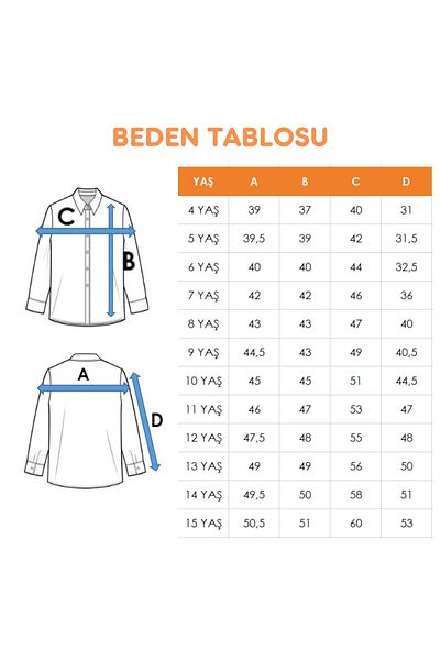 GİYİCEM TEKSTİL Cămașă cu buzunar cu burduf pentru fetiță 3155