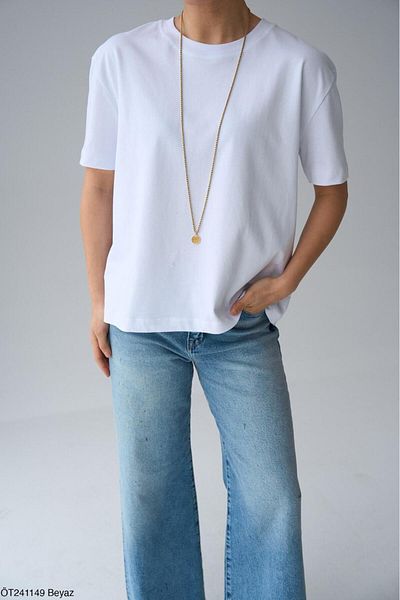 sajarsln Padded Short Sleeve T-Shirt - White