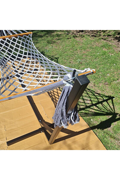 andekor Metal Hamak Ayağı Metal Hamak Demiri | Siyah Renk