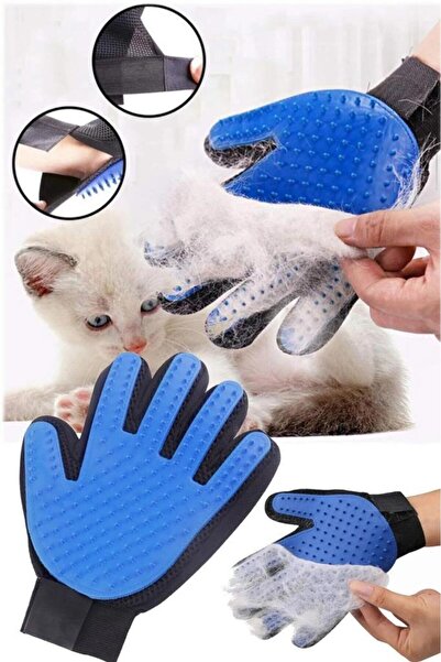 jetfast Dog Cat Horse Hairy Animals Feather Collection Cleaning Glove with Comb