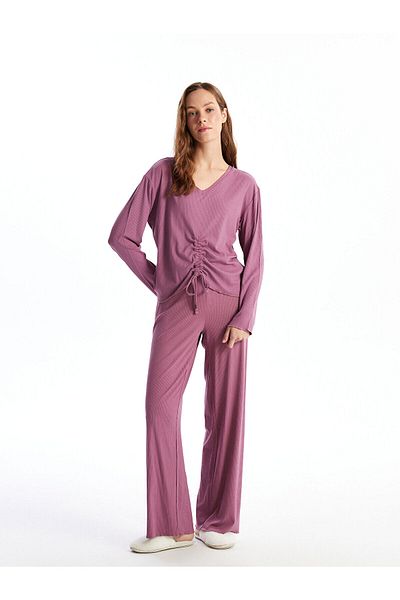 LC Waikiki V-Neck Women's Pajama Set