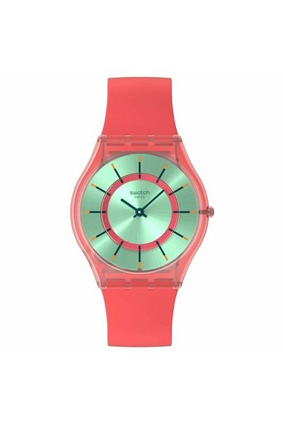 Swatch Ss08P111 Minty Mango Dream Wristwatch