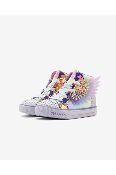 SKECHERS Shuffle Lite -Lil Unicorn Win Küçük Kız Çocuk Çok Renkli Işıklı Spor Ayakkabı 314918N Mlt