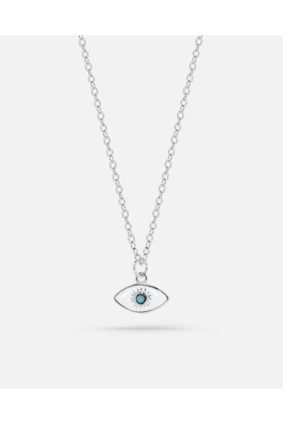 MEKS JEWELS Mineli Gümüş Göz Kolye