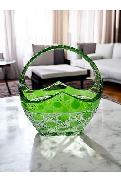 AYZ HOME Cut Crystal Glass Sugar Bowl