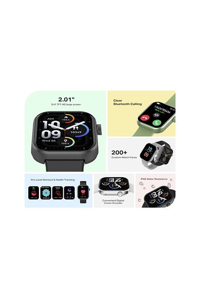 INFINIX Xw3 Smart Watch, 7-day Battery, Bluetooth Call, Heart Rate, Blood Oxygen, Black
