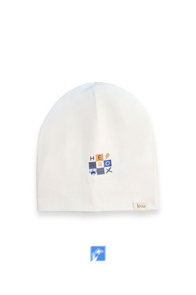 Kardelen Butik Denizli 100% Cotton Double Layer Boy's Combed Cotton Cap (4-8 Years)