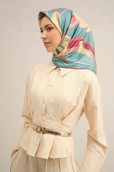 Armine 2025 ΆΝΟΙΞΗ - ΚΑΛΟΚΑΙΡΙ - DJ PURE SILK SCARF ( SURA)-9302