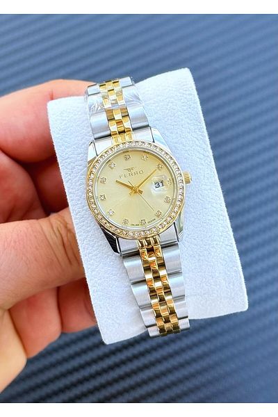 FERRO Two Colors Steel Cord Women Wrist Watch Asw123-I1911Fr