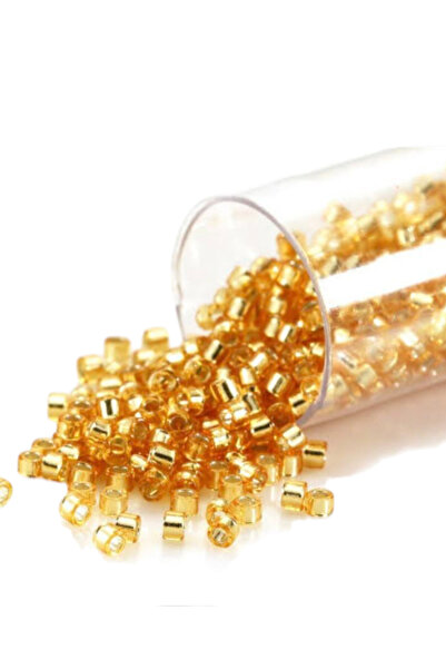 SESİKA HOBİ Mărgele de aur transparente Miyuki Delica 11/00 originale Nr:16 2...