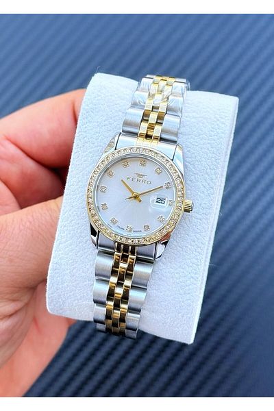 FERRO Two Colors Steel Cord Women Wrist Watch Asw123-I1910Fr