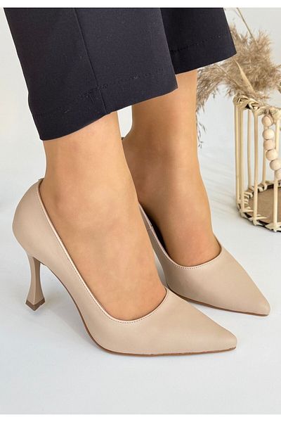 ED KLAS Konta Nude Skin Heeled Shoes