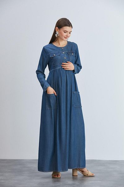 LİYACA ROCHIE DE MATERNITATE CU BUTON FATA DE ALACALUIT DE ALACALUIT DE MATERNITATE