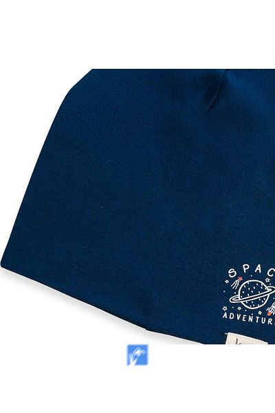 Kardelen Butik Denizli 100% Cotton Double Layer Boy's Combed Cotton Cap (4-8 Years)