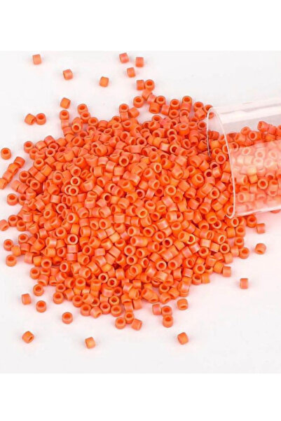 SESİKA HOBİ ميوكي ديليكا 11/00 خرز برتقالي غير لامع رقم: 3 7.5 جرام