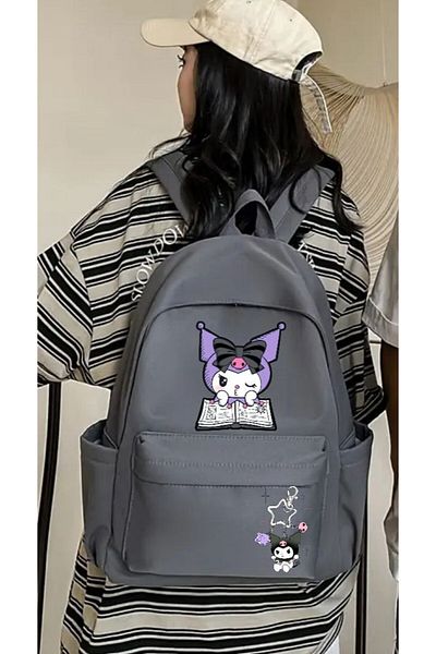 Aesthia Kuromi Purple Keychain Printed School, Μαθήματος, Σακίδιο πλάτης μαθημάτων - Mingalondon