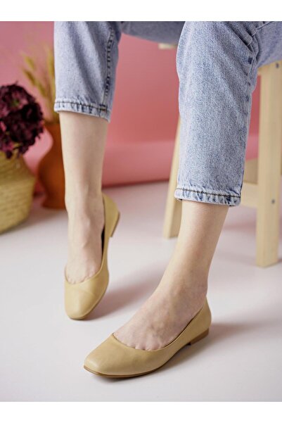 HVZ Exclusive Γυναικείες μπαλαρίνες από γνήσιο δέρμα