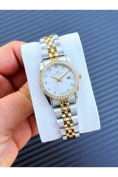 FERRO Two Colors Steel Cord Women Wrist Watch Asw123-I1910Fr